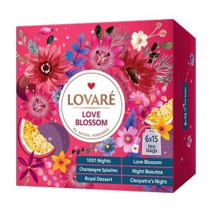 Čajová súprava. „Čajová súprava Love Blossom“ 156gr   6x15 kusov (2g x 90tor)