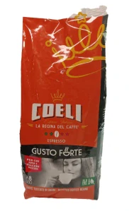 Coeli Caffè Gusto Forte KAVOVE ZRNA 1 Kg