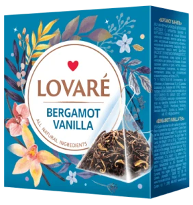 Čajová zmes s prísadami Bergamot Vanilla (2g х 15 pyramidiek)