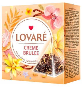 Čajová zmes s prísadami Creme Brulee (2g x 15 pyramidiek)