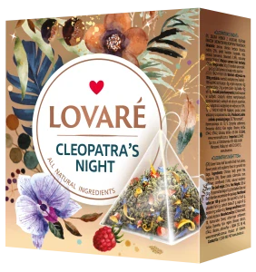 Zelený čaj s prísadami Cleopatra`s night (2g x 15 pyramidiek)