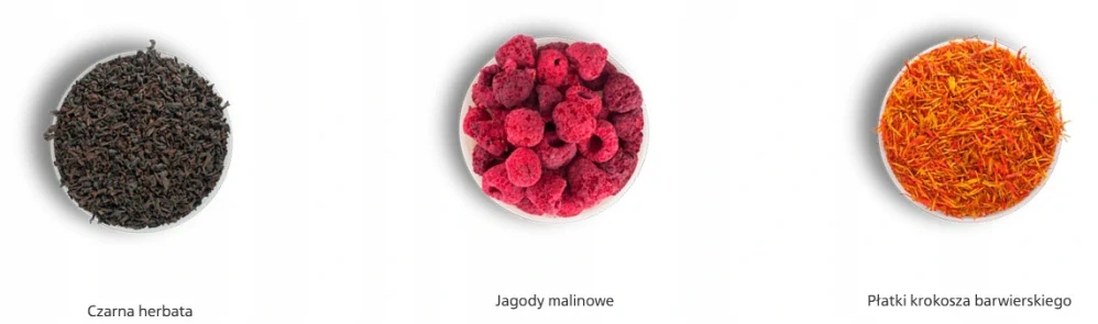 Čajová zmes s prísadami Malinový vanilkový čaj (2g x 24tor)