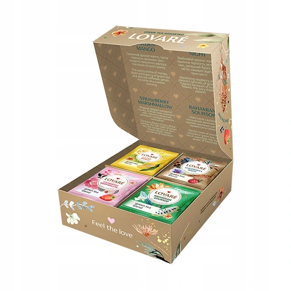 Zestaw herb. «Assorted Green Tea» 4x8 sztuk (1,5g х 32tor)