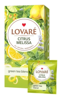 Lovare zelený čaj. Citrus Melissa (1,5x24tor)