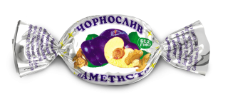 Cukríky zo sušených sliviek "Ametyst"
