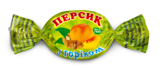 Cukríky s broskyňami a orechmi