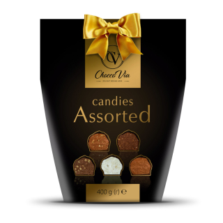 Súprava cukroviniek "Assorted choccovia" 400 g.