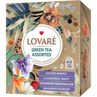 Zestaw herb. «Assorted Green Tea» 4x8 sztuk (1,5g х 32tor)