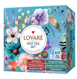 Čajová súprava. „FEST Tea Set“ 6x15 kusov (2g x 90tor)